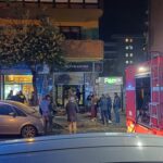 A fuoco la saracinesca della Mondadori in via Umberto Nobile di Eboli.